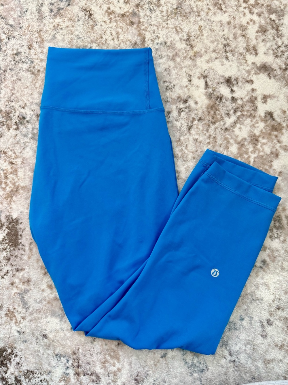 Lululemon Wunder Train High-Rise Crop 23” Poolside Blue Size 12